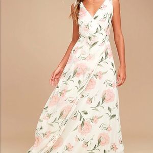 LuLus Romantic Possibilities Floral Maxi